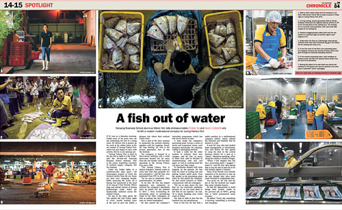 A fish out of water by The Nanyang Chronicle Volume 24 Issue 4, 6 November 2017